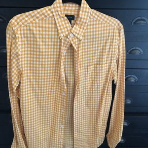 J.Crew Gingham Button-Up - XS